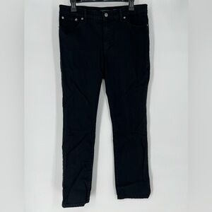 LAUREN RALPH LAUREN BLACK MODERN STRAIGHT CURVY JEANS PERFECT‎ STRETCH